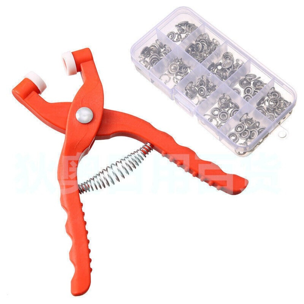 Snap Fastener Set - 압착 펜치 눈 스내퍼 크로 셰