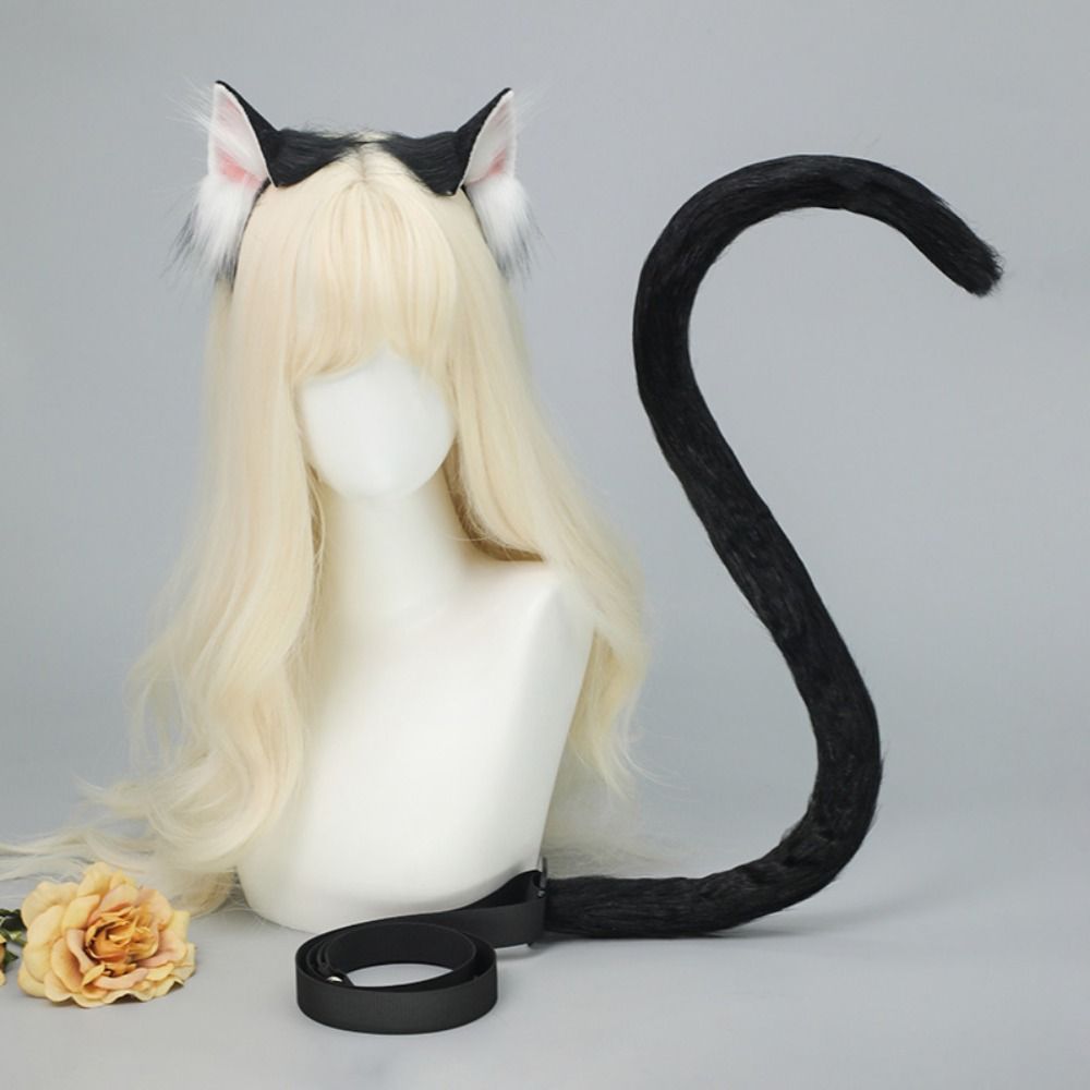Cosplay Prop Kit - 새로운 사실적인 고양이 귀 머리띠 로리타