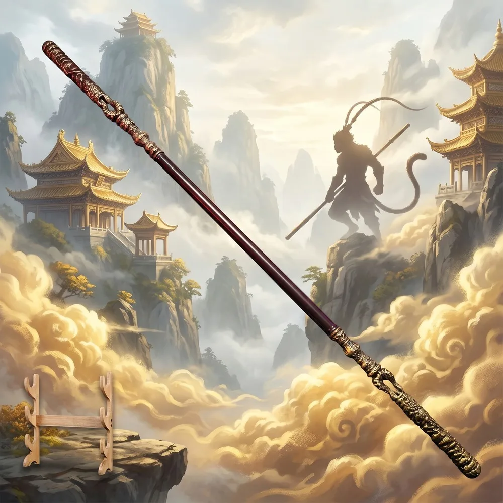 Cosplay Prop Display - 원숭이 왕 180cm 70인치 길이의 플라스틱