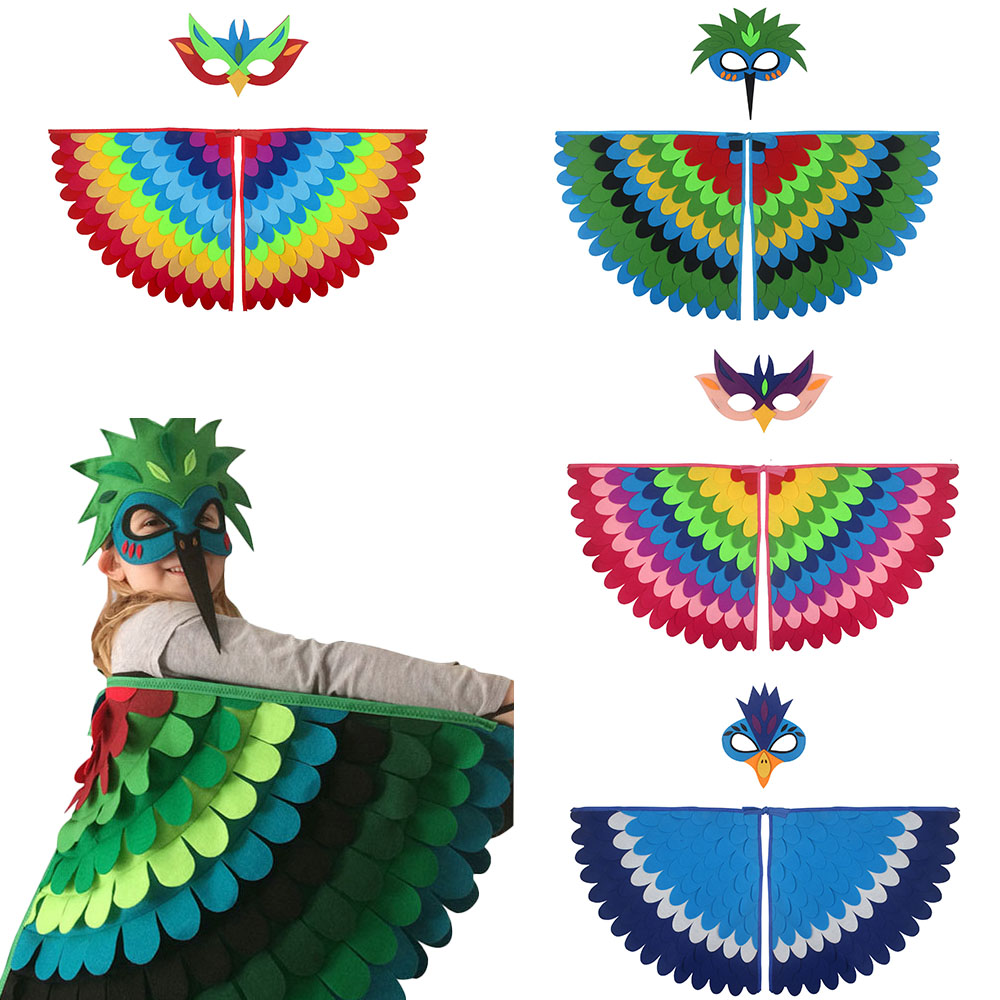 Free Cosplay Prop Patterns - 귀여운 올빼미 날개 의상 동물 공작