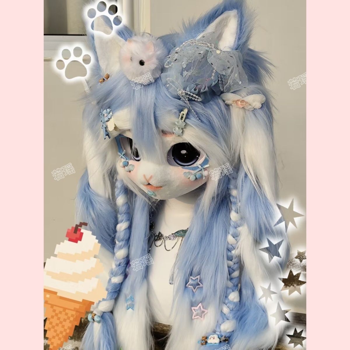 Cosplay Prop Designer - 맞춤형 OC 디자인 고양이 케모노 퍼슈트