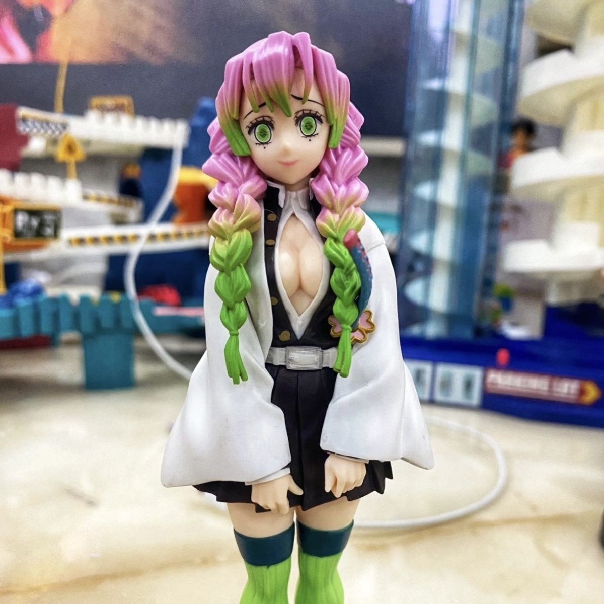 악마 슬레이어 사랑의 기둥 미츠리 칸로지 탄지로 피규어 - Cosplay Prop Display 리뷰 및 가격