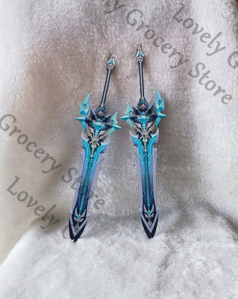 22cm 애니메이션 겐신 임팩트 바르카 코스프레 만화  - Cosplay Prop Kit 리뷰 및 가격