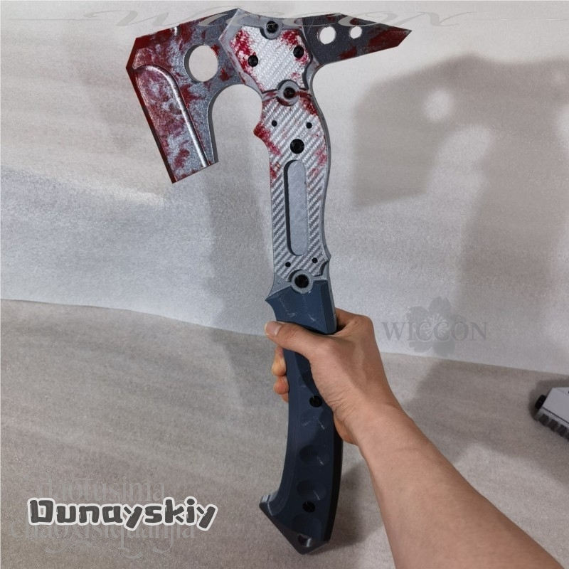 레온 고품질 가짜 전술 도끼 혈흔 무늬 3D 폴리락트산 - Free Cosplay Prop Patterns 리뷰 및 가격