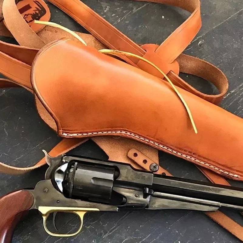 중세풍 할로윈 코스프레 소품 PU 가죽 리볼버 홀스터  - Cosplay Prop Pistol 리뷰 및 가격