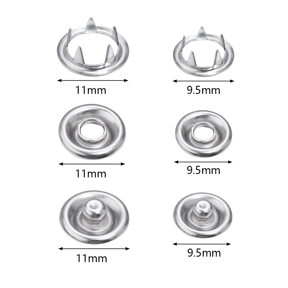 SAUVOO 다리미 스냅 단추 로듐 금속 프레스 스터드 - Snap Fastener Set 리뷰 및 가격