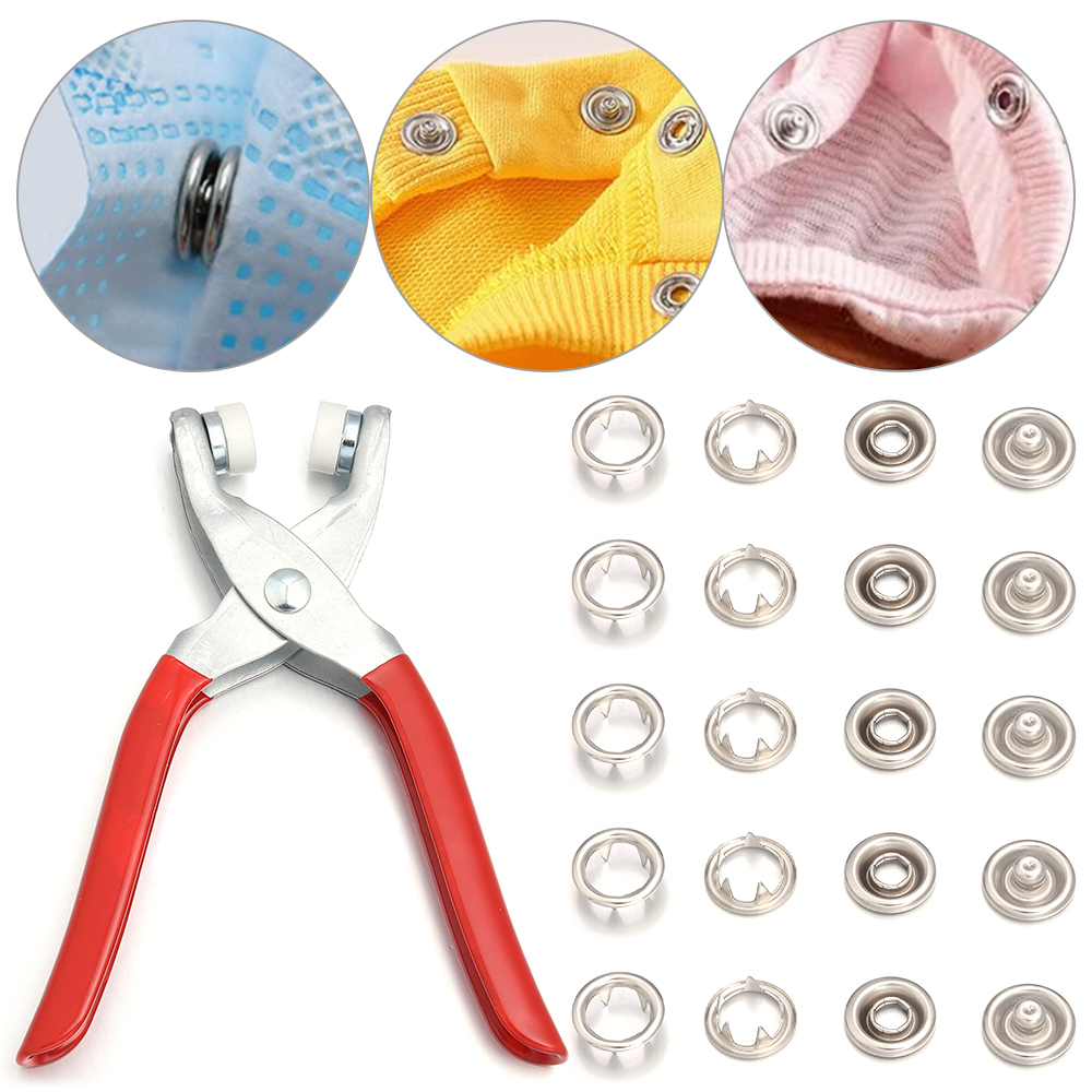 50세트 7.5/9.5/11mm 스테인리스 스틸 스냅  - Snap Fastener Set 리뷰 및 가격