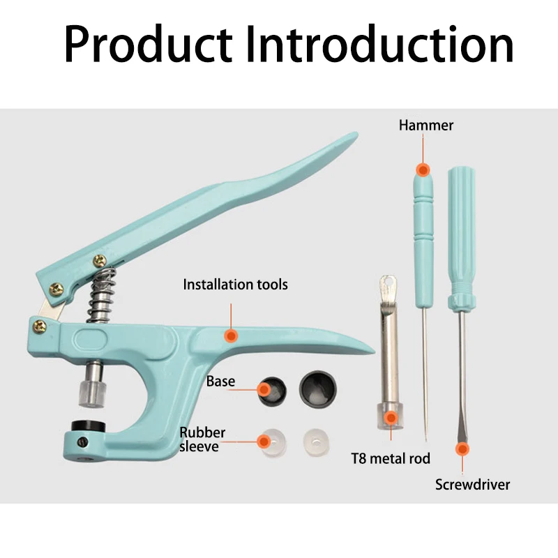 새로운 다기능 스냅 및 3가지 종류의 T3/T5/T8용 - Snap Fastener Set 리뷰 및 가격