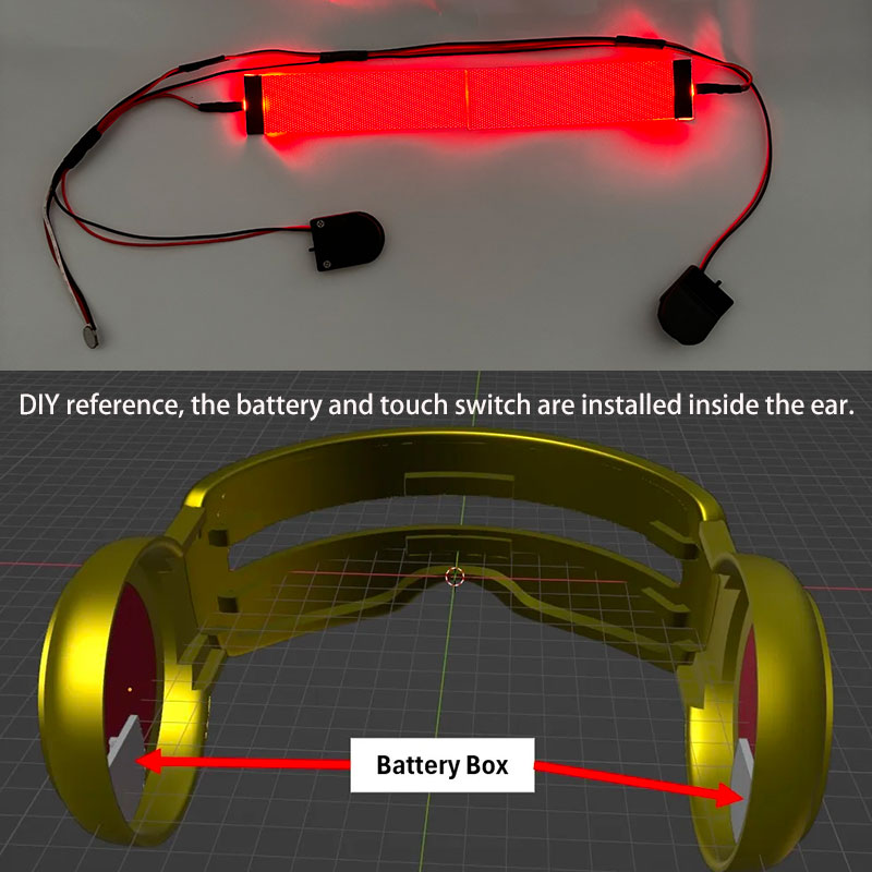 유연한 DIY LED 눈 코스프레 키트, X-Man 사 - Cosplay Prop Kit 리뷰 및 가격