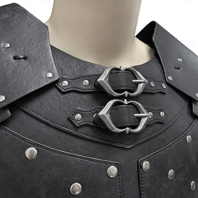 중세 스타일 스터드 장식 어깨 가슴 갑옷 바이킹 하네스 - Prop For Cosplay 리뷰 및 가격
