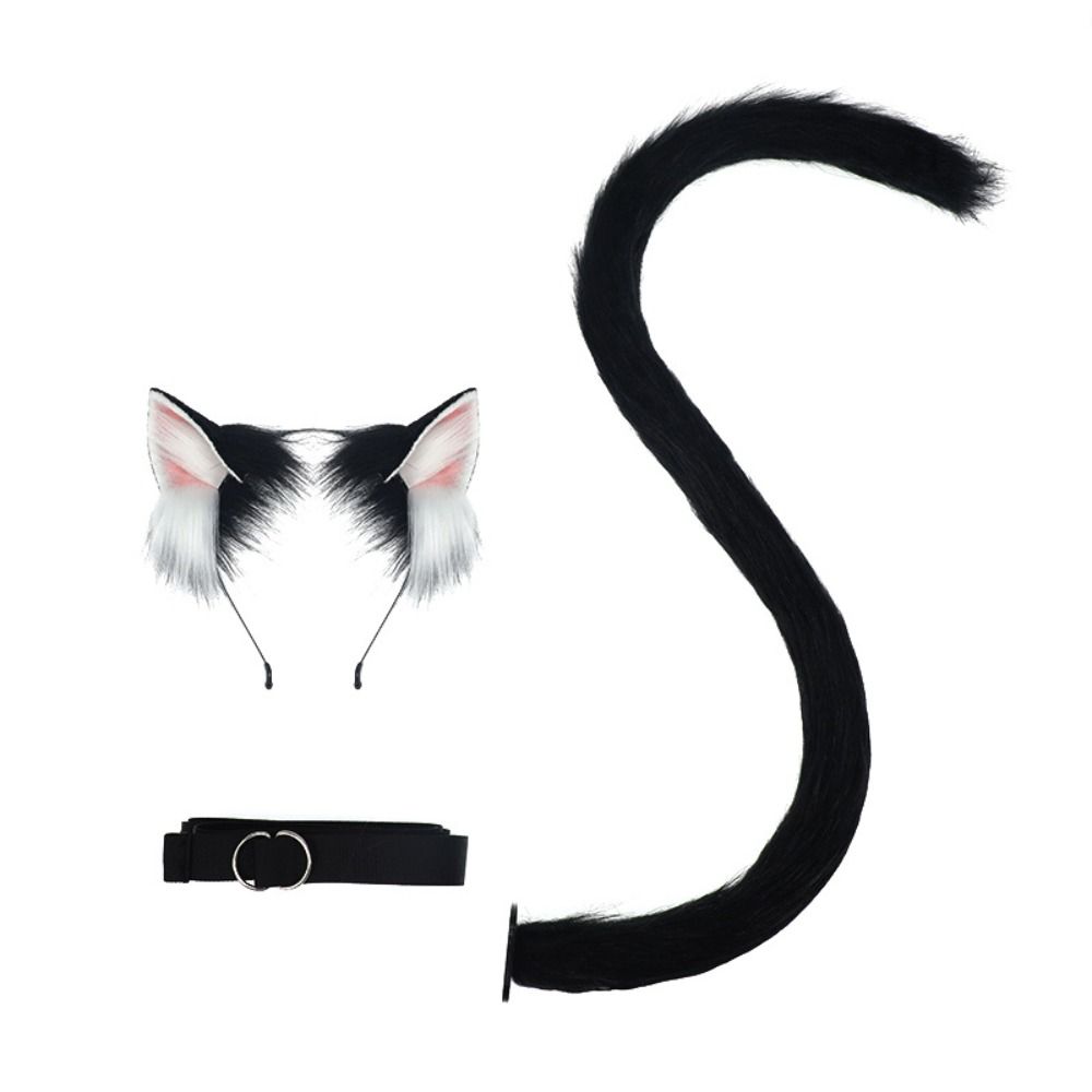 새로운 사실적인 고양이 귀 머리띠 로리타 수제 고양이  - Cosplay Prop Kit 리뷰 및 가격