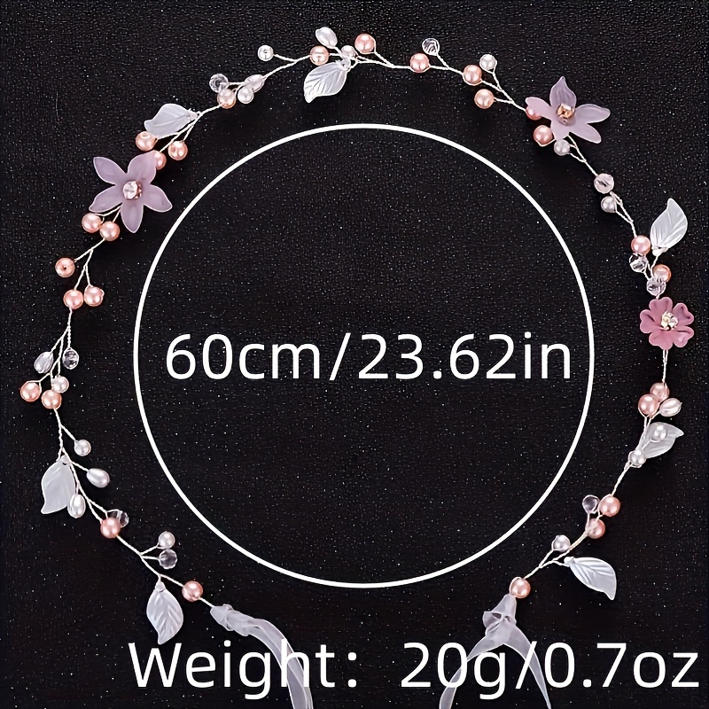 크리스탈 잎 머리 포도 나무 밴드 머리띠 라인 석 꽃  - Aerith Cosplay Prop 리뷰 및 가격