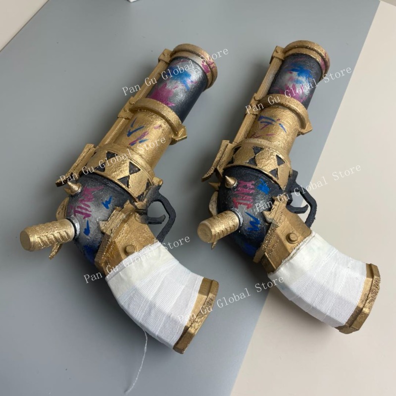28cm/11.02in Jinx Pistol 맞춤형 3 - Cosplay Prop Display 리뷰 및 가격