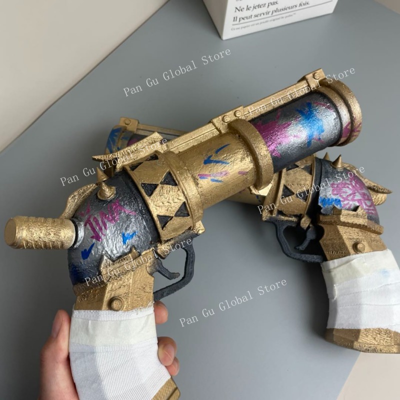 28cm/11.02in Jinx Pistol 맞춤형 3 - Cosplay Prop Display 리뷰 및 가격