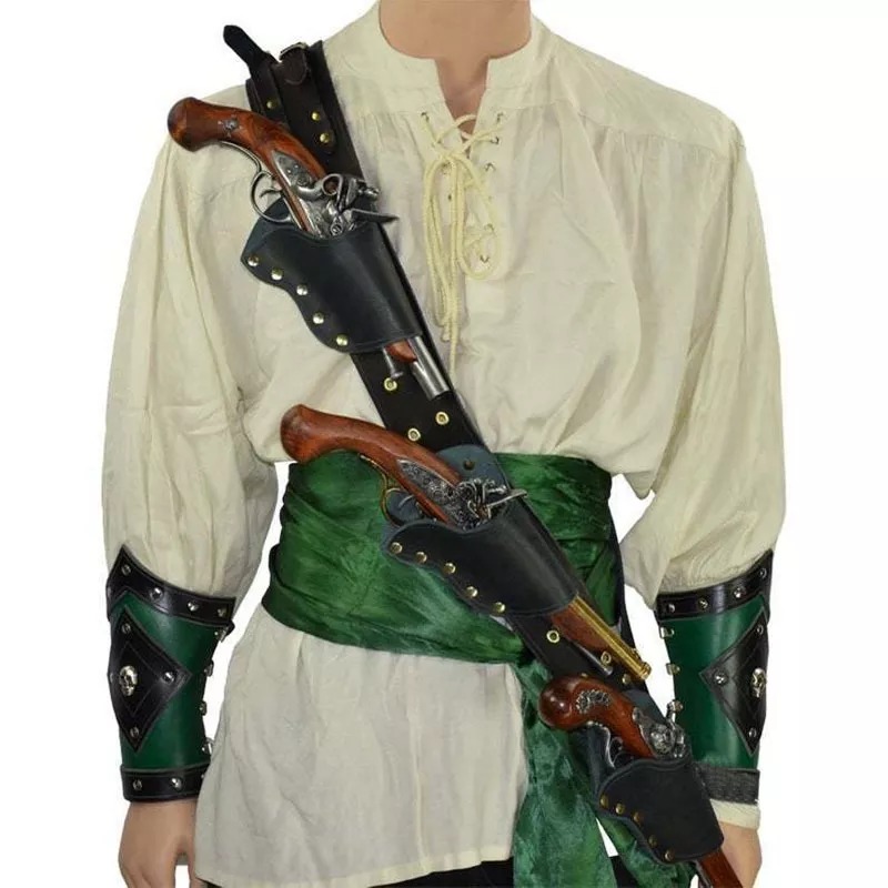 르네상스 해적 플린트락 권총 홀스터 캡틴 코스프레 의상 - Cosplay Prop Pistol 리뷰 및 가격