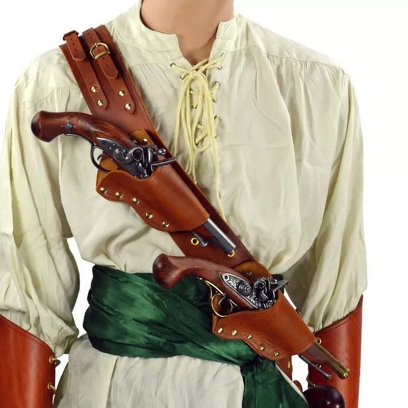 르네상스 해적 플린트락 권총 홀스터 캡틴 코스프레 의상 - Cosplay Prop Pistol 리뷰 및 가격