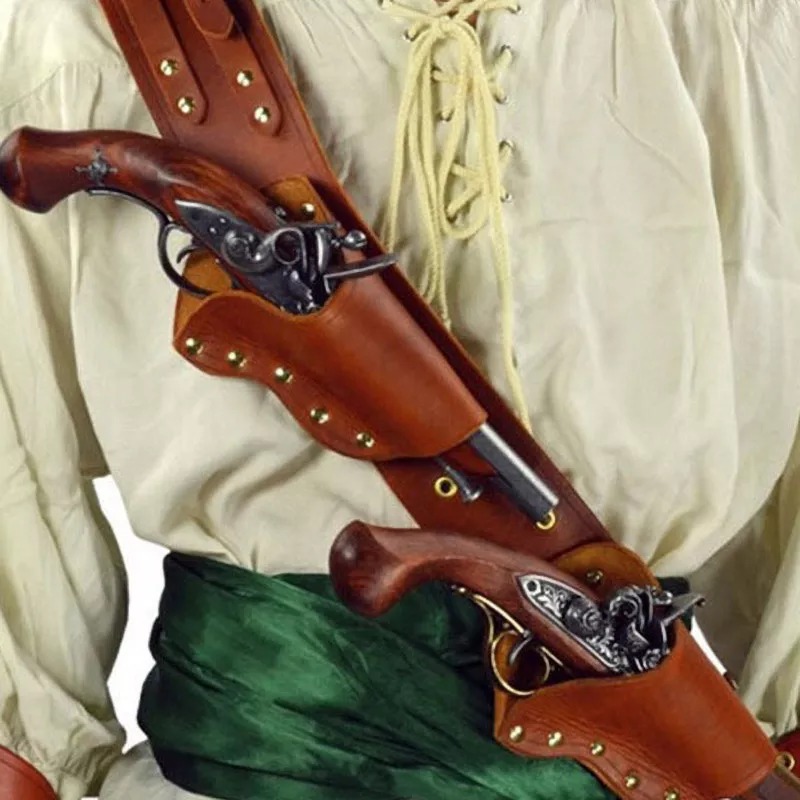 르네상스 해적 플린트락 권총 홀스터 캡틴 코스프레 의상 - Cosplay Prop Pistol 리뷰 및 가격