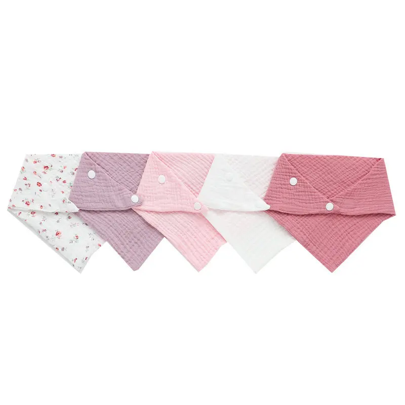 5 개/대 신생아 아기 Bibs 먹이 Drool Bib - Snap Fastener Set 리뷰 및 가격