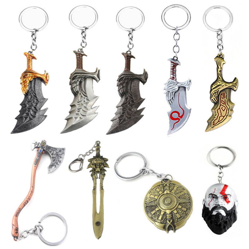 펑크 패션 주얼리 갓 오브 워 4 크레토스 도끼 열쇠고 - Free Cosplay Prop Patterns 리뷰 및 가격
