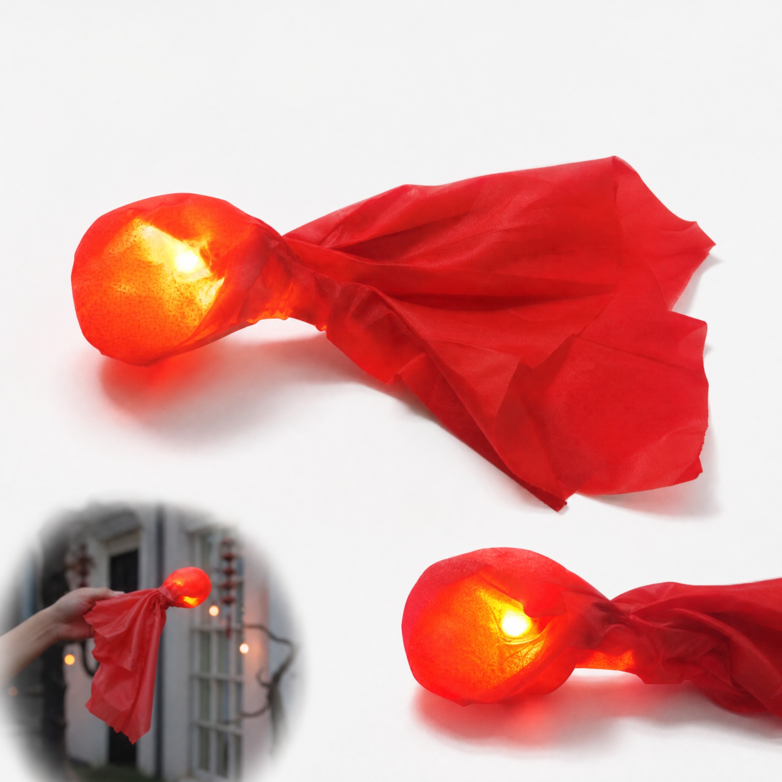 할로윈 매달아 놓는 불꽃 공 파티 장식, 창의적인 조명 - Cosplay Fireball Prop 리뷰 및 가격