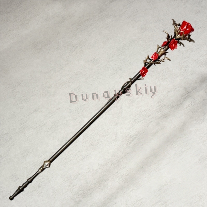 실루스 스태프 실버 윙 데몬 레드 로즈 완드 러브 앤  - Detachable Cosplay Prop 리뷰 및 가격