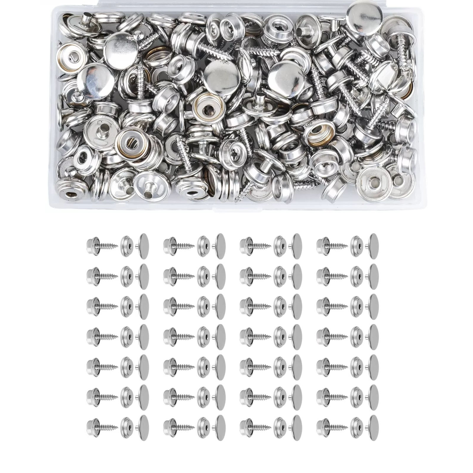 스테인레스 스틸 보트 마린 캔버스 및 실내 장식 보트  - Snap Fastener Set 리뷰 및 가격