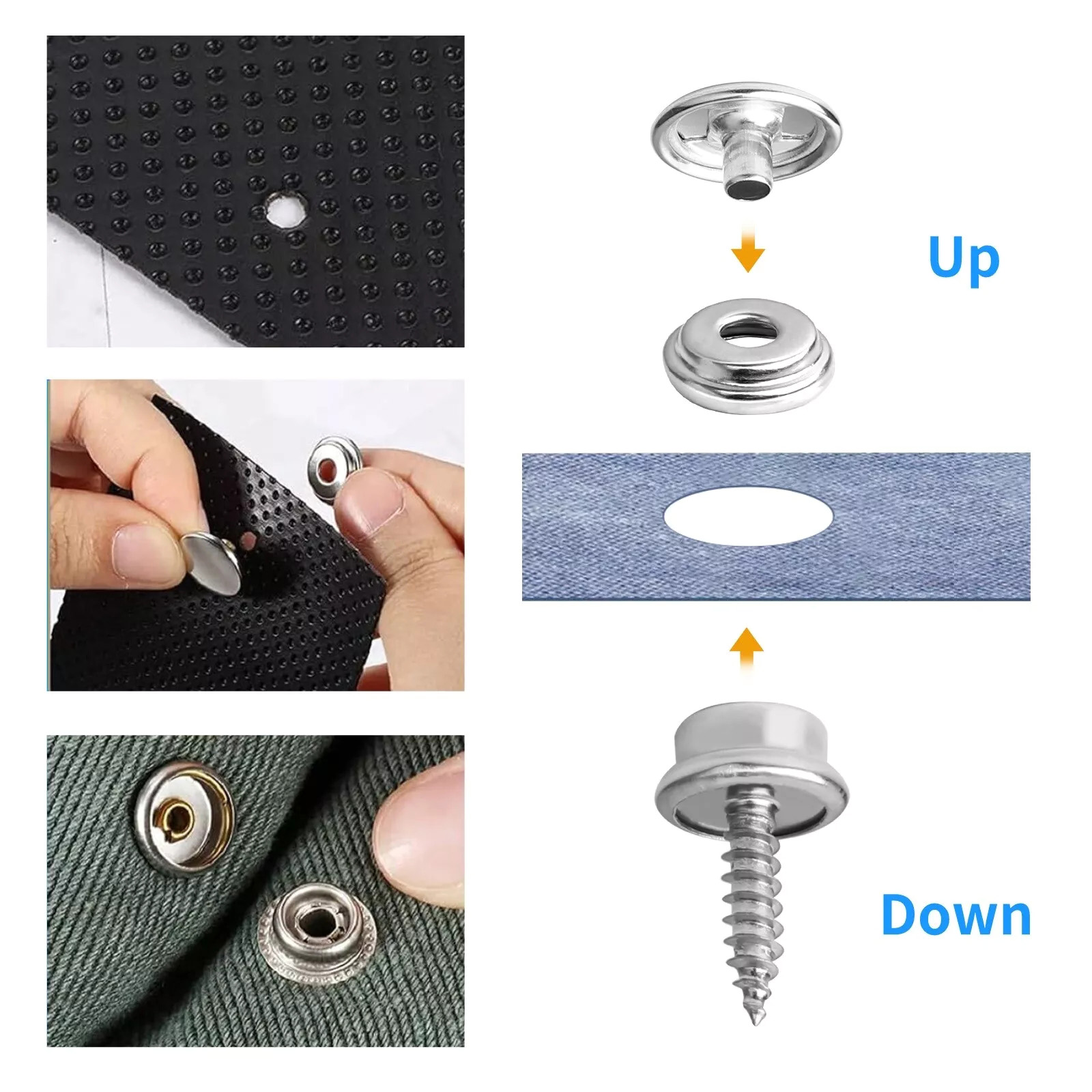스테인레스 스틸 보트 마린 캔버스 및 실내 장식 보트  - Snap Fastener Set 리뷰 및 가격
