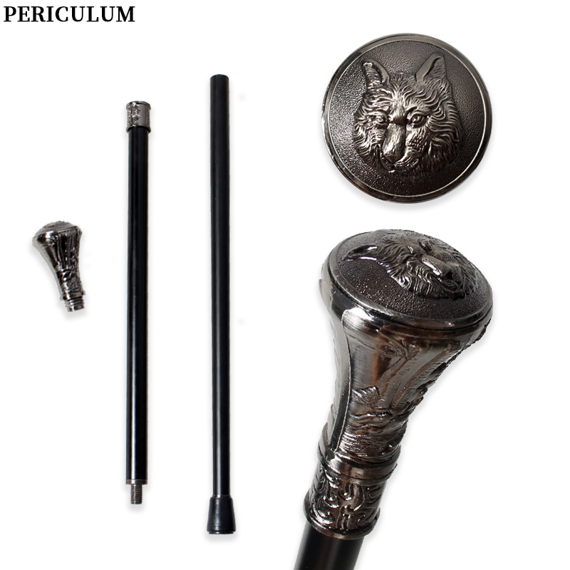 앤틱 실버 늑대 머리 조각 장식 워킹 케인 (탈부착 가 - Detachable Cosplay Prop 리뷰 및 가격