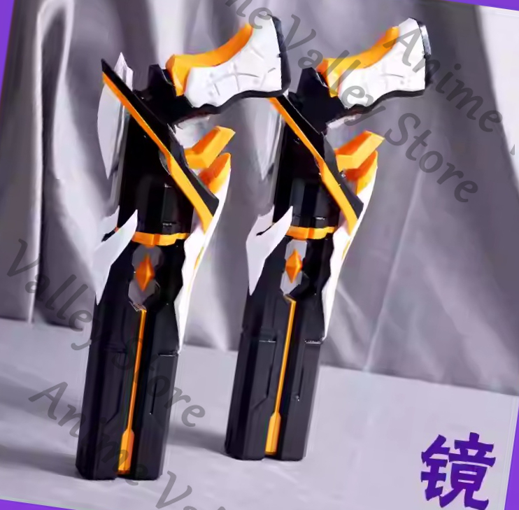 애니메이션 혼카이 임팩트 3 시그프리드 카슬라나 샤마쉬 - Cosplay Prop Pistol 리뷰 및 가격