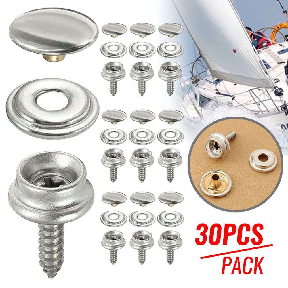 스냅 패스너 스테인레스 캔버스 카포 나사 키트, 텐트  - Snap Fastener Set 리뷰 및 가격