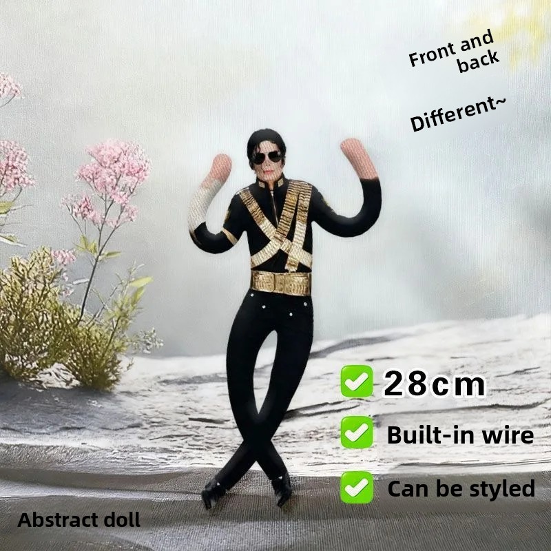 28CM 마이클 잭슨 코스프레 소품 인형 플러시 봉제  - Evoker Cosplay Prop 리뷰 및 가격